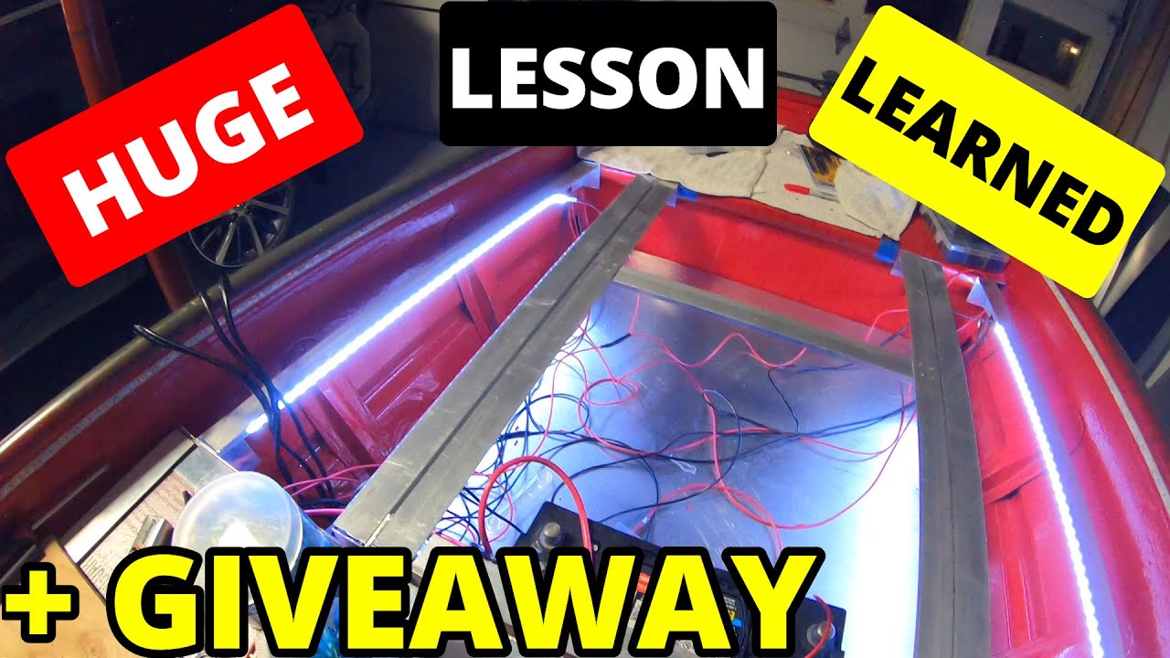 I KEEP BLOWING FUSES!!! Jon Boat Hatch Lights Install + GIVEAWAY{Jon Boat Conversion}Alumacraft 1232