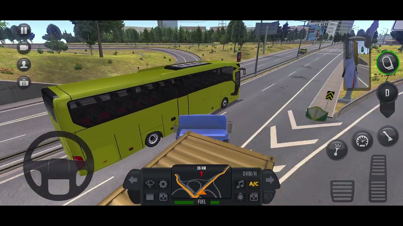 En rit van 84km met de vrachtwagen BCM