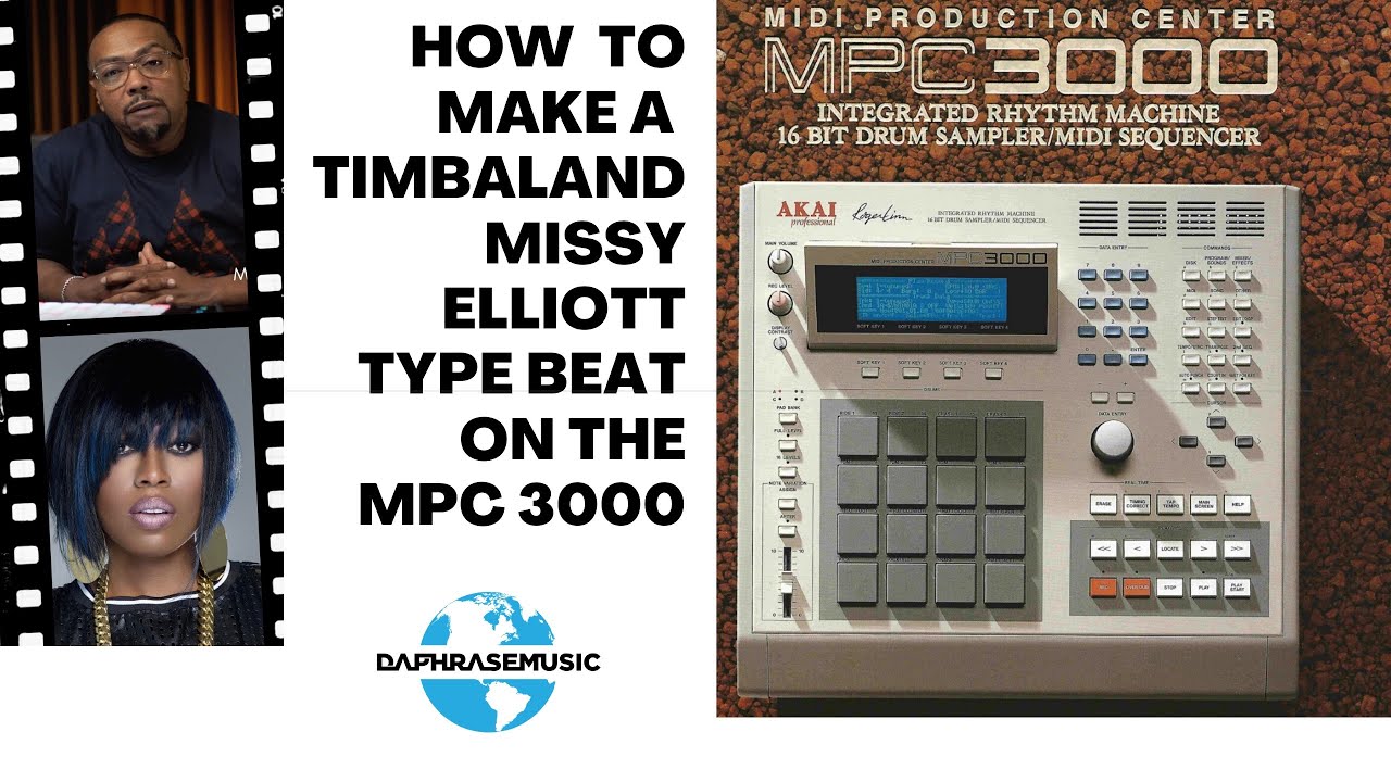 How To Make A Timbaland Missy Elliott Type Beat On The MPC 3000