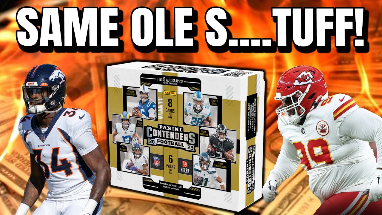 THESE SHOULD NOT BE $400+ | 2023 Panini Contenders NFL Hobby Box Reviews