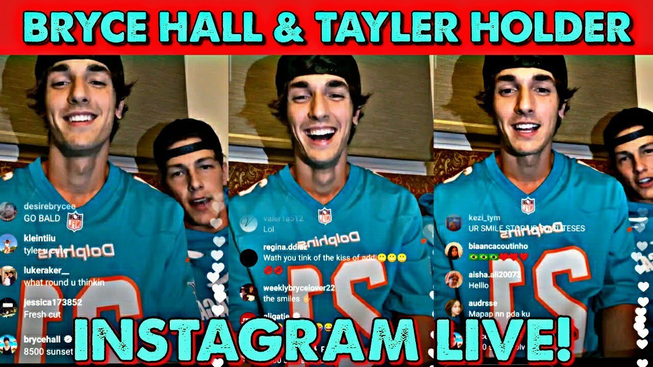 BRYCE HALL AND TAYLER HOLDER NSTAGRAM LIVE (051821)