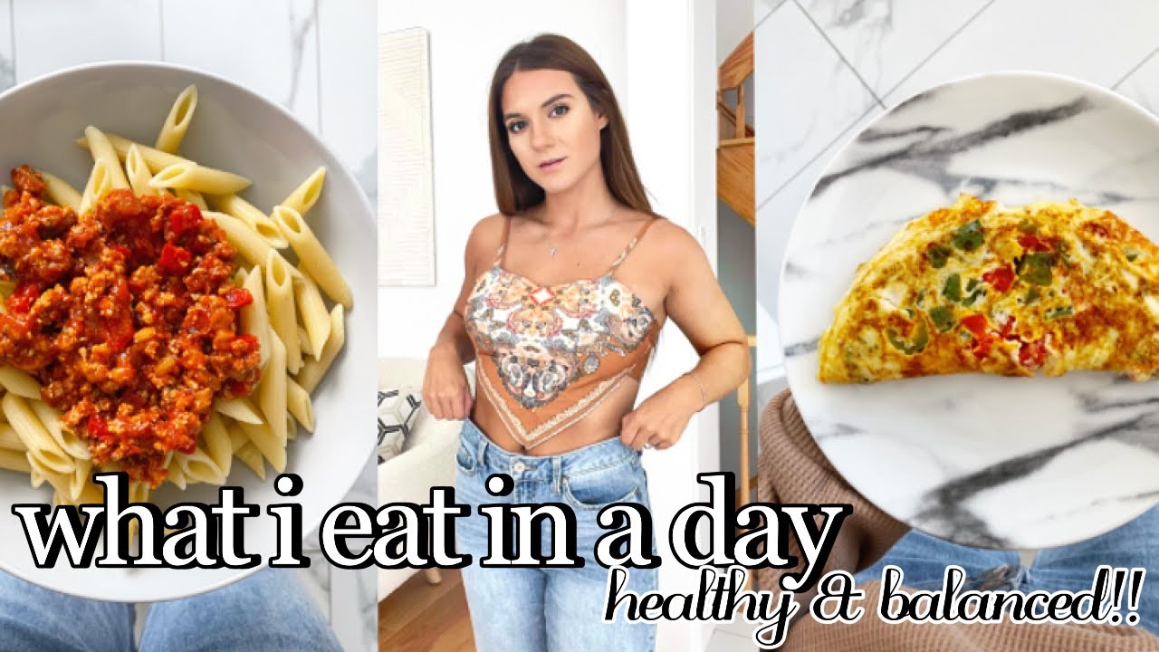 WHAT I EAT IN A DAY: Healthy and Balanced Meals !