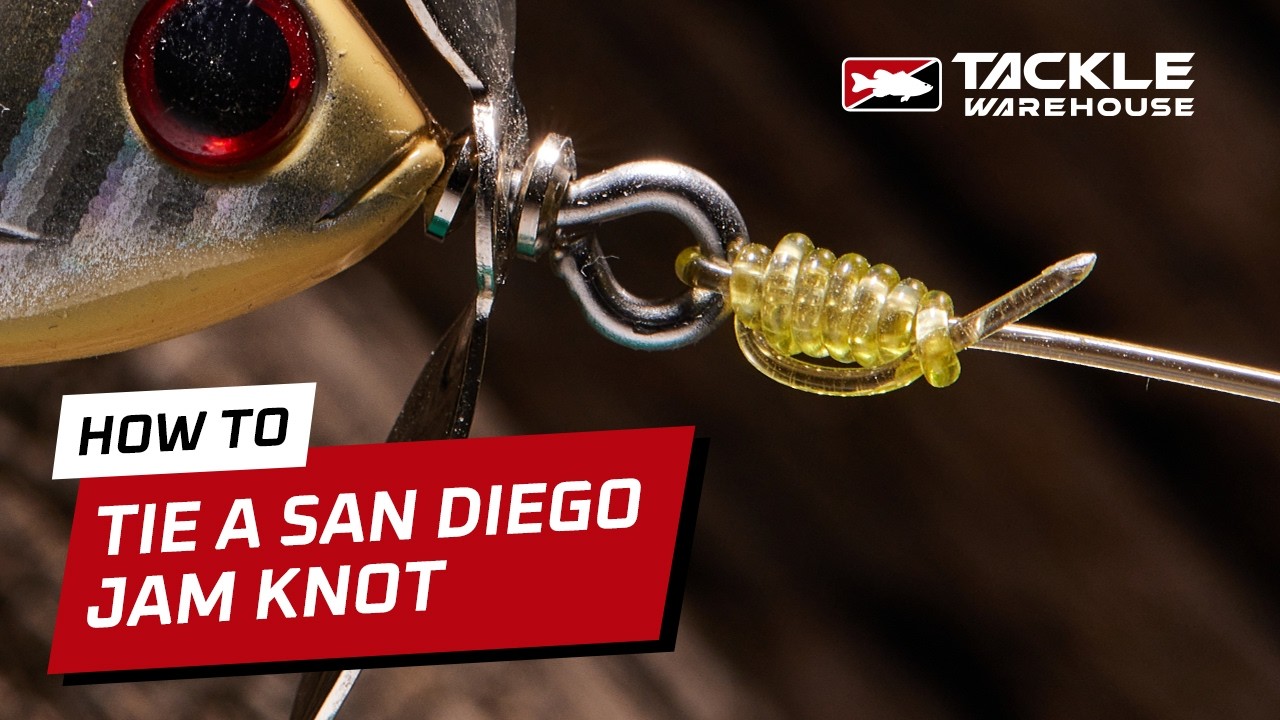 How-To Tie a San Diego Jam Knot - The Most Dependable Knot in Bass Fishing!