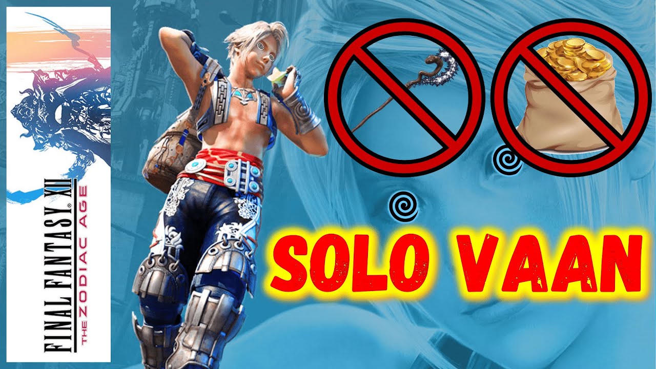 Можно ли пройти Final Fantasy XII без магии и магазинов? 🛒 Соло Ваан