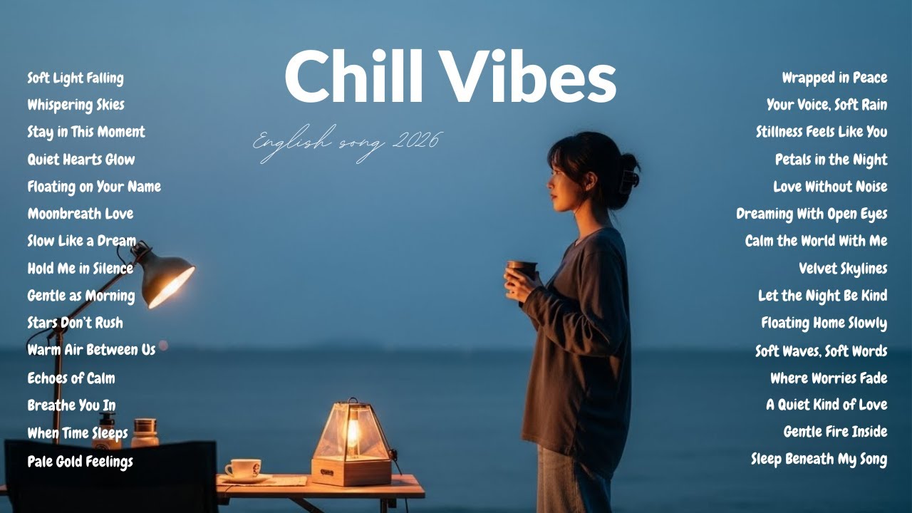 Chill Vibes 🌙 | Relaxing Pop Song 2026 | Calm & Soft Feelings