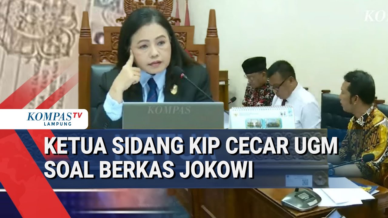 Soal Berkas Jokowi, Ketua Sidang KIP Cecar UGM: Tidak dalam Penguasaan Itu, Tak Ada Berarti