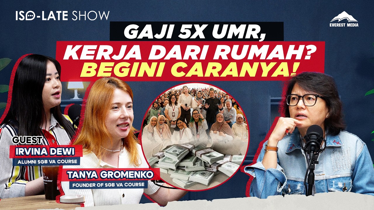 KERJA DARI RUMAH BISA HASILKAN PULUHAN JUTA? INI FAKTANYA! - Iso-Late Show #everestmedia