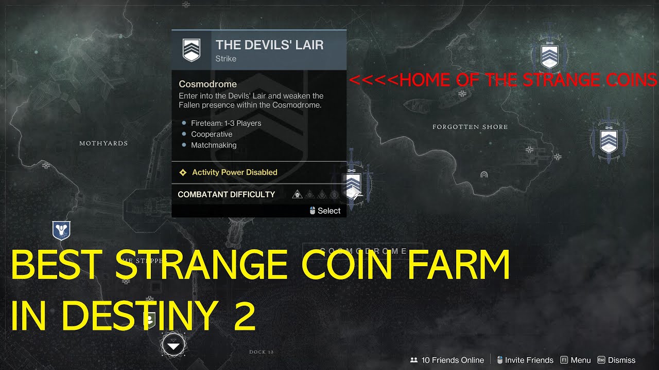 BEST STRANGE COIN FARM IN DESTINY 2!!! (100's STRANGE COINS AN HOUR!!!)