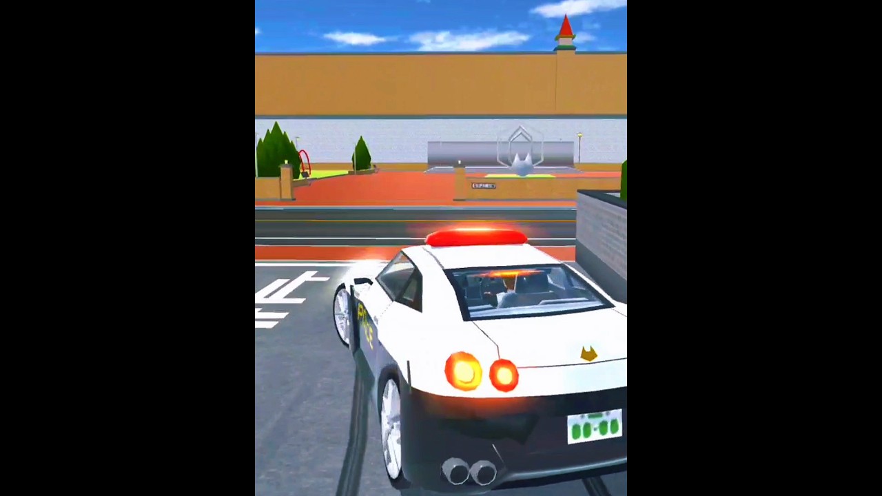 Little kids escape with police car #sakuraschoolsimulator #sakura #gaming #zepet #zsword