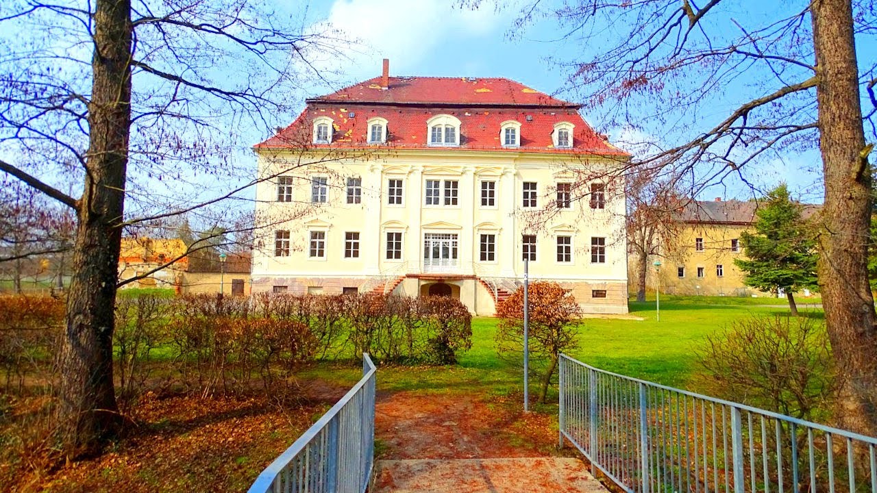 Schloss und Kirche in Steinbach - Ortsteil von Bad Lausick