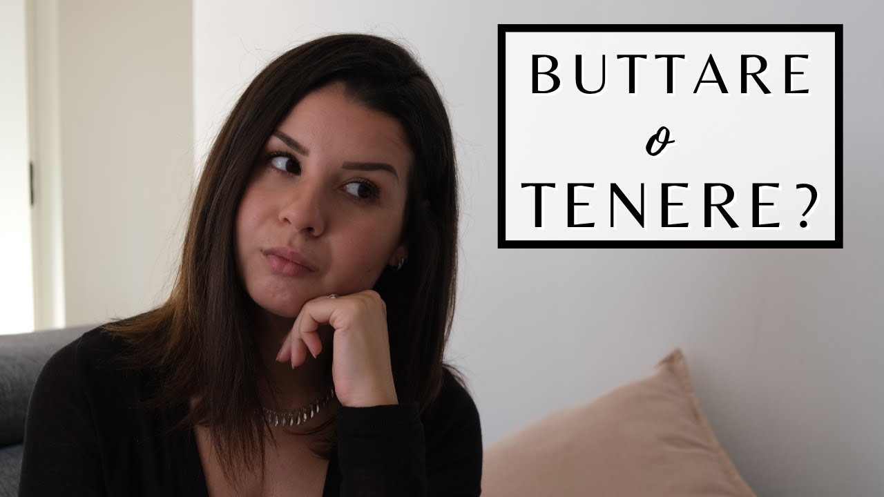 MINIMALISMO e DECLUTTERING del buttare VS MINIMALISMO e DECLUTTERING del tenere