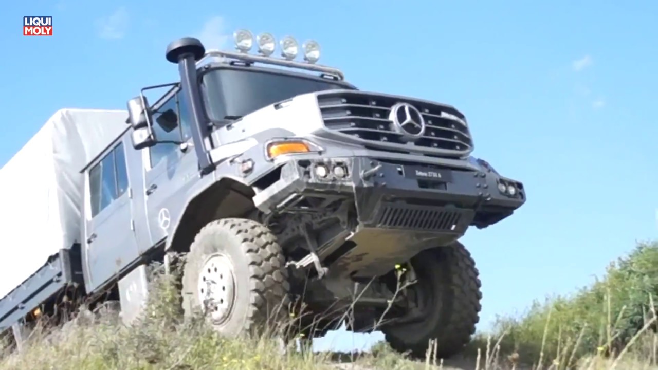 Onlinemotor Mercedes Zetros 2733 6x6 offroad Kommunal Live 2017