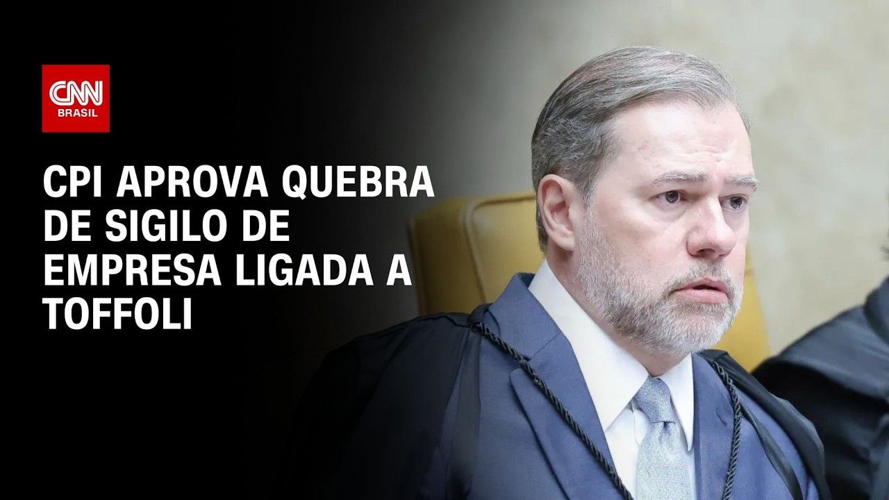 CPI do Crime aprova quebra de sigilos de empresa ligada a Toffoli | CNN 360°