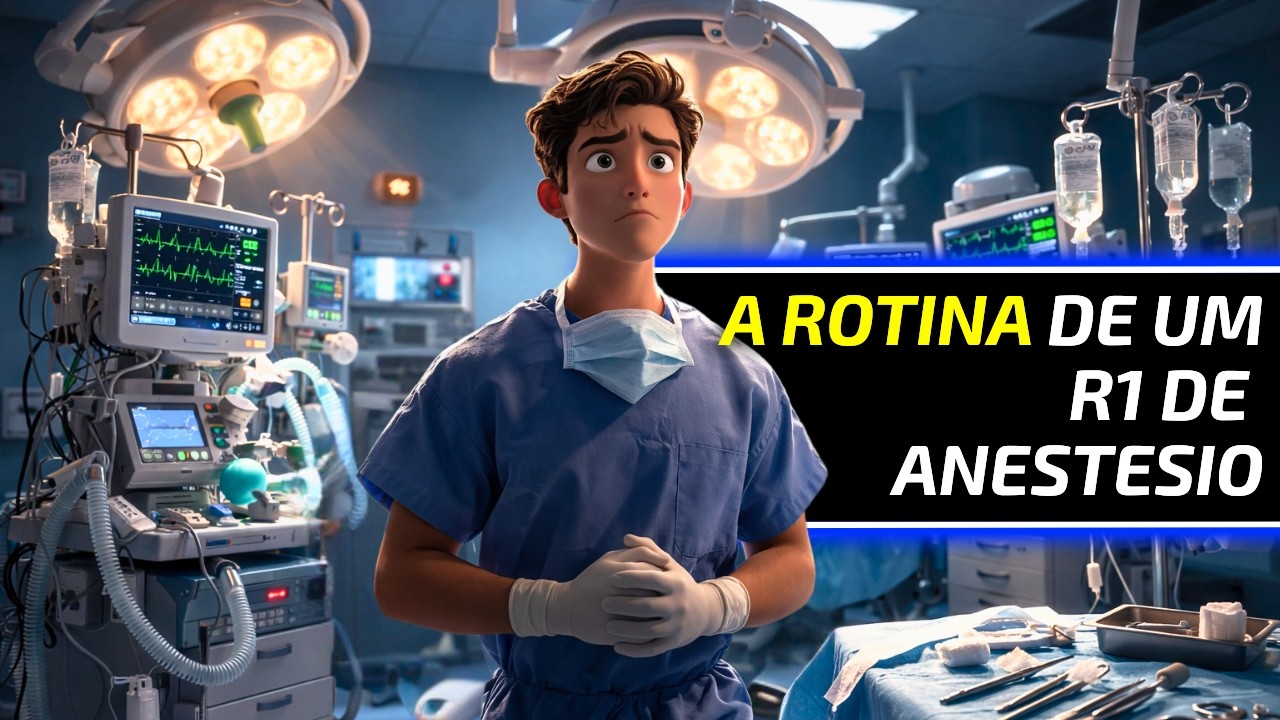 R1 Week Anest-Review Dia 1: A ROTINA DE UM R1 DE  ANESTESIO