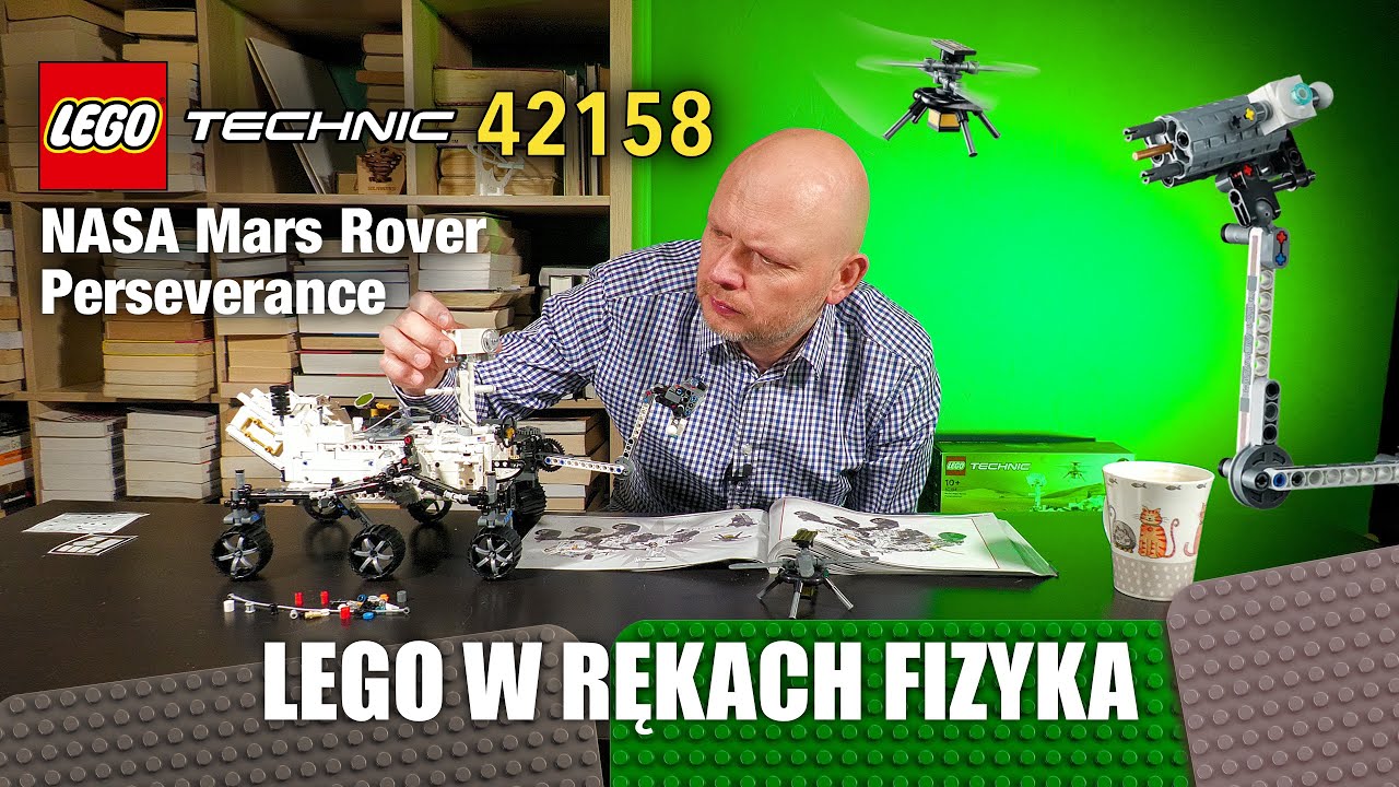 LEGO 42158 NASA Mars Rover Perseverance w rękach fizyka &mdash; unboxing and speed build