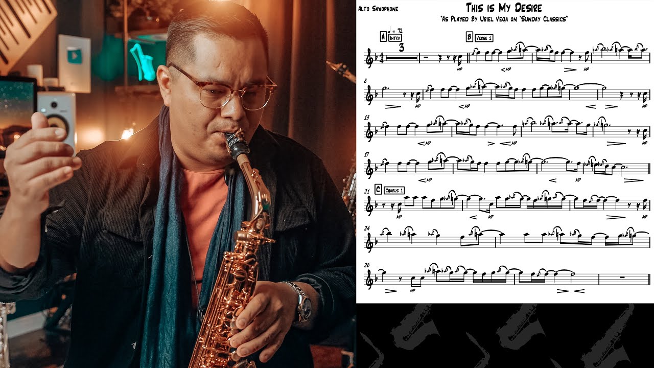 I Give You My Heart | SHEET MUSIC | Alto Sax [Tutorial]