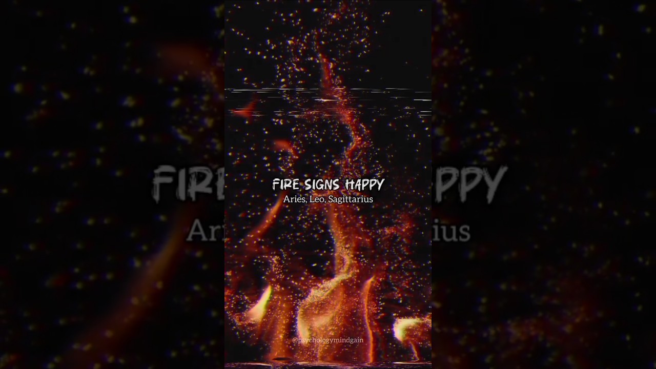 FIRE SIGNS HAPPY & ANGRY🔥#shorts#horoscope#foryou#zodiac#fypシ゚viral#1millon#aesthetic#fyp#relatable