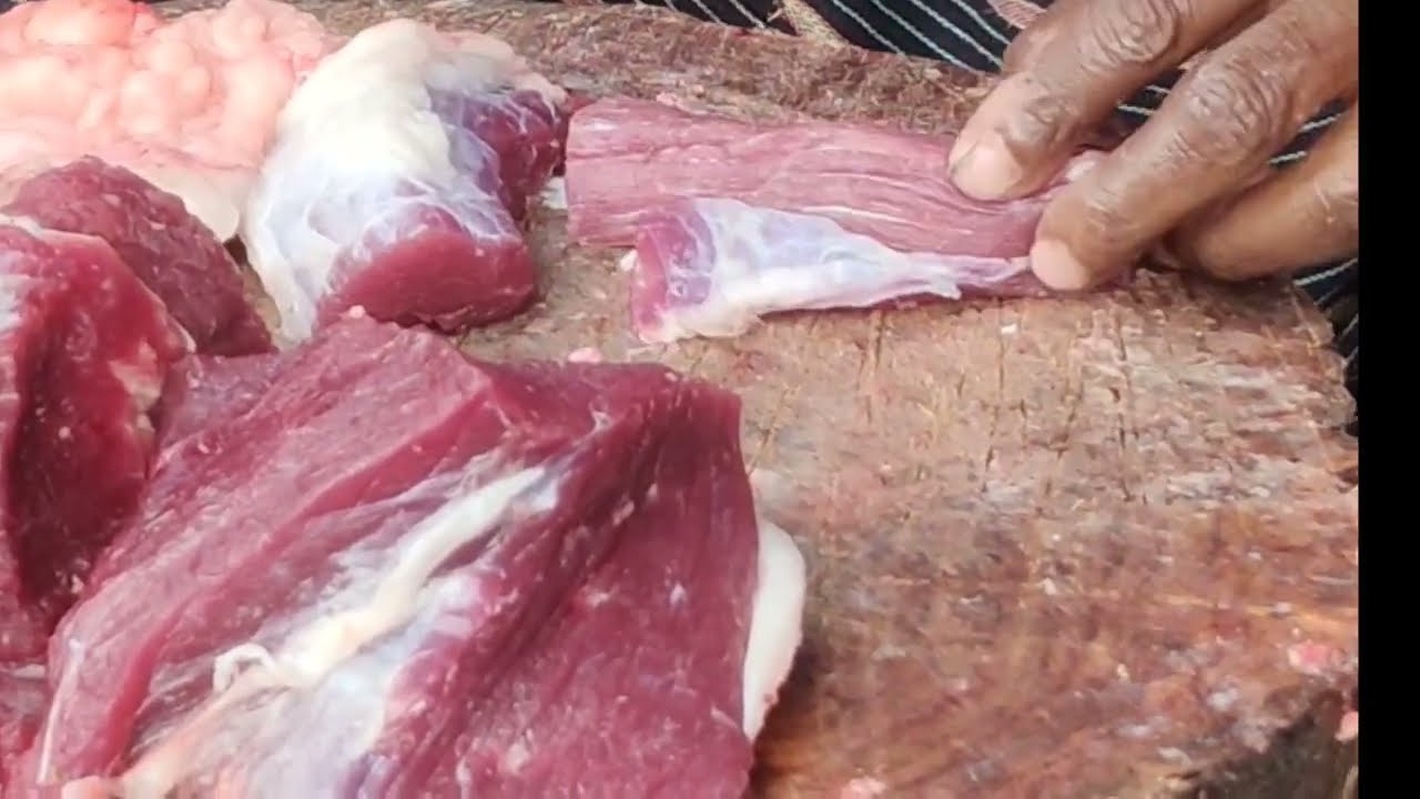 Excellent professional meat cutting skills.