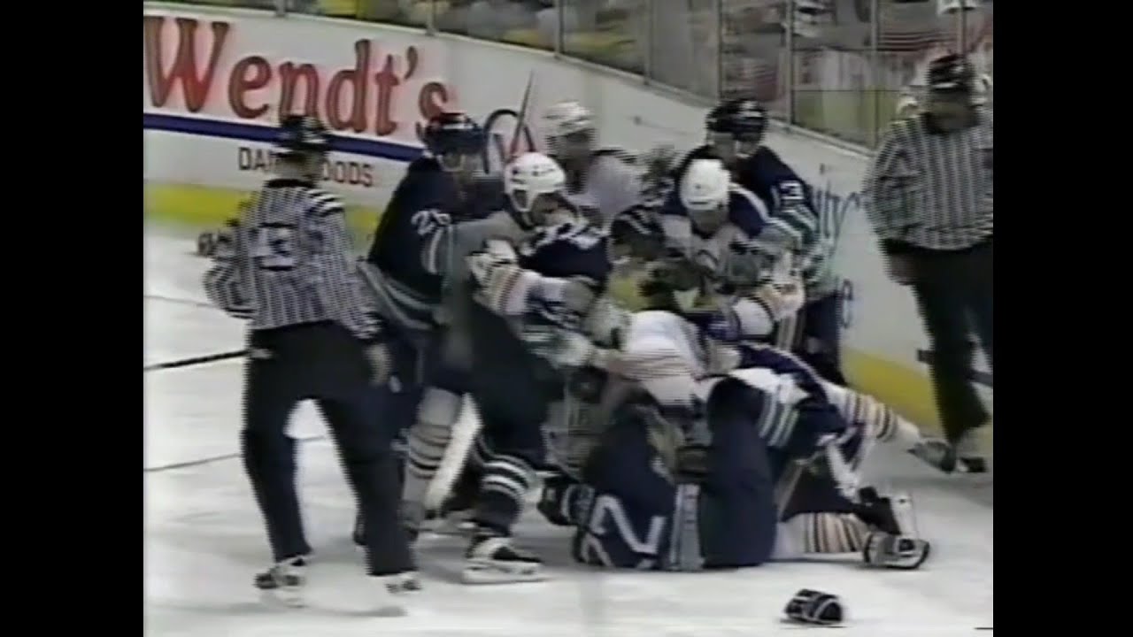 Whalers - Sabres rough stuff 4/4/95