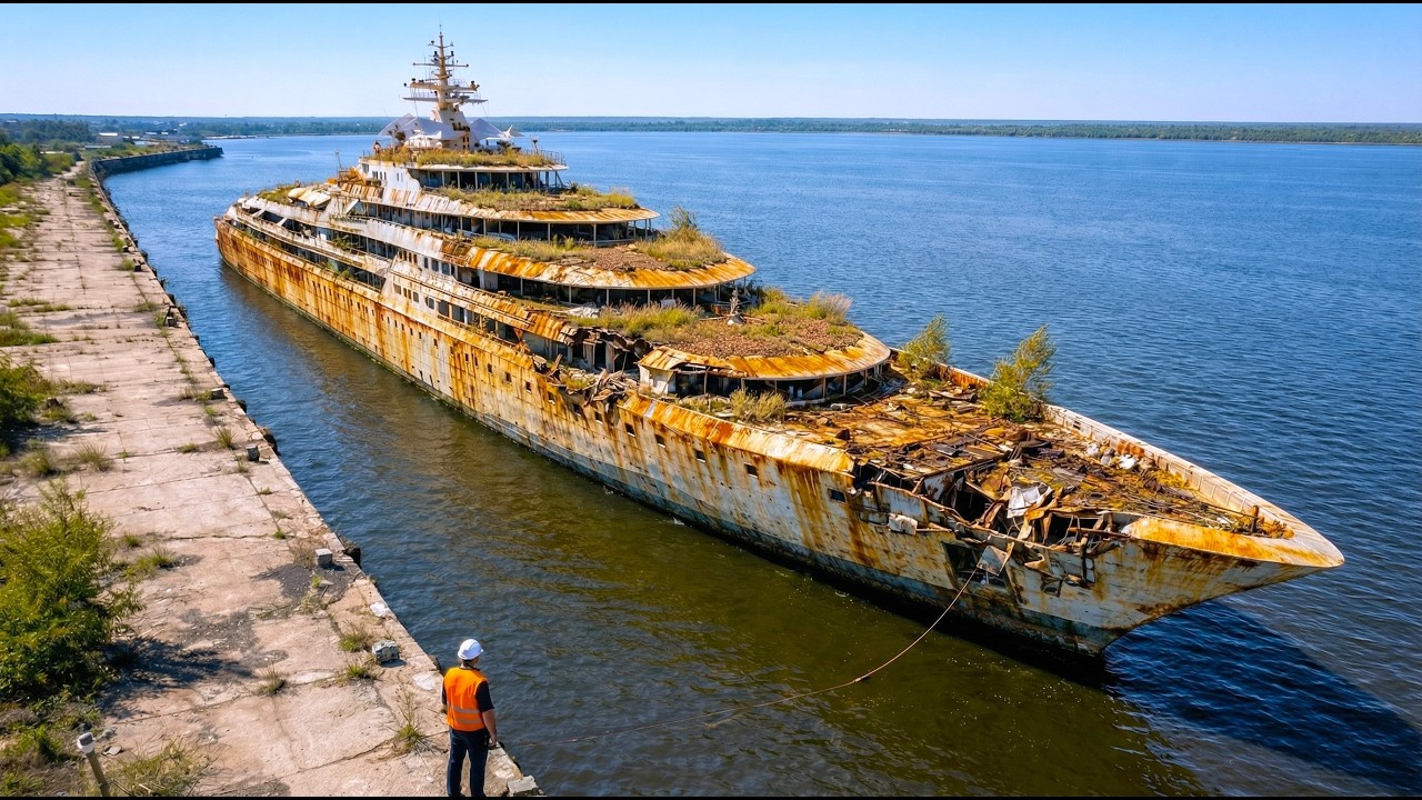 $300M Abandoned Superyacht DUBAI 162M &mdash; Full ASMR Restoration From Scratch