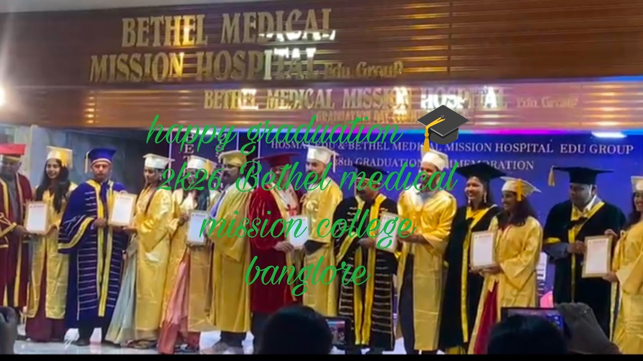 Happy graduation 2k26 🎓 Bethel medical mission college banglore #viralvideo #trending #ytshort 
