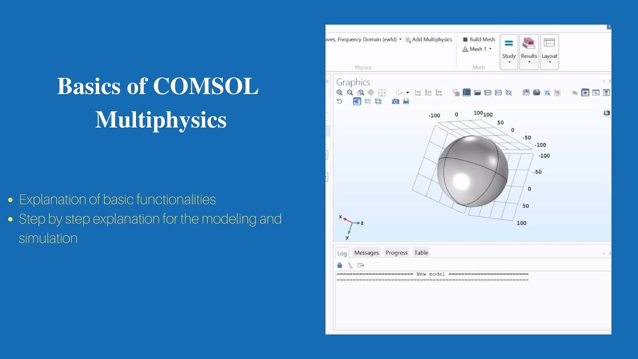 How To Use COMSOL Multiphysics? | COMSOL Multiphysics tutorial-1