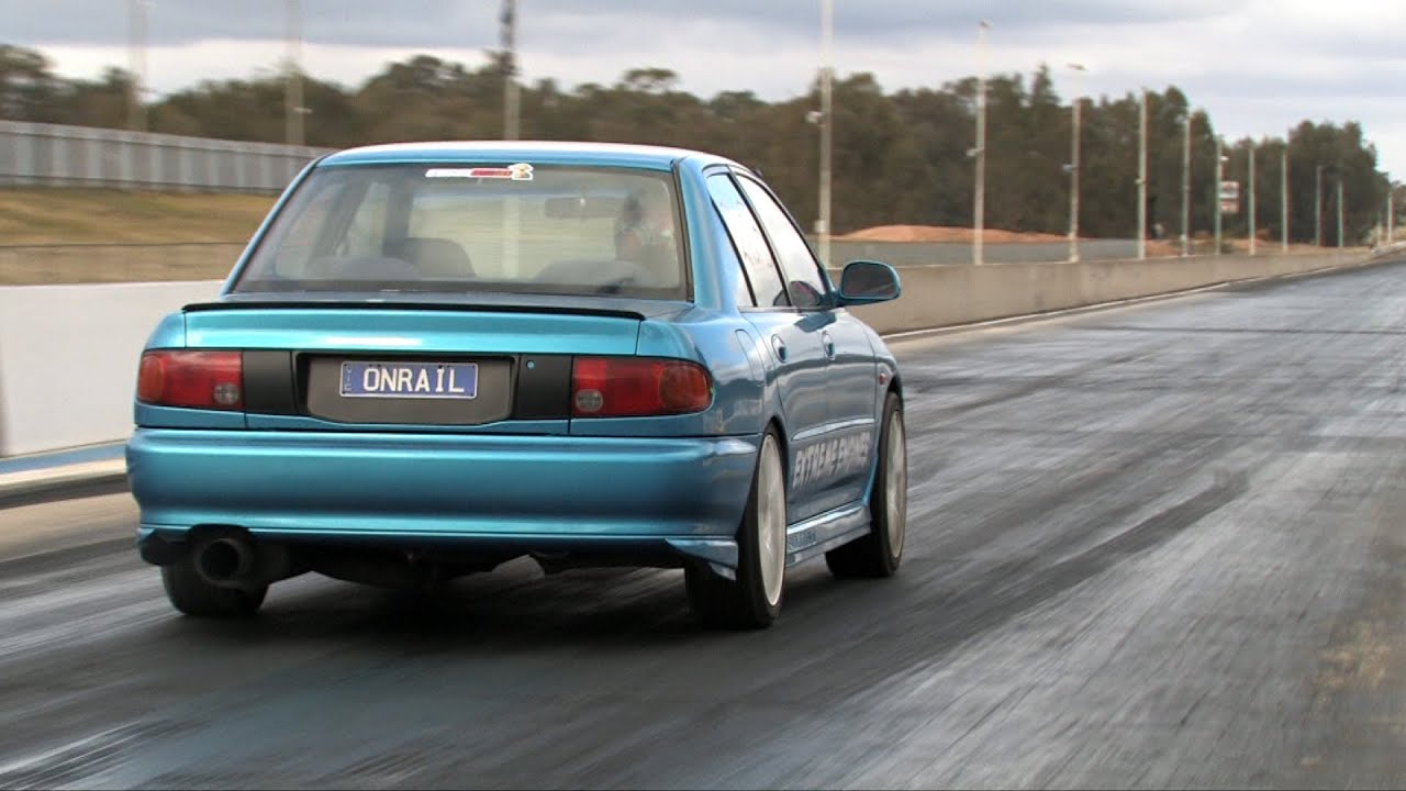 Mitsubishi Lancer AWD turbo drag