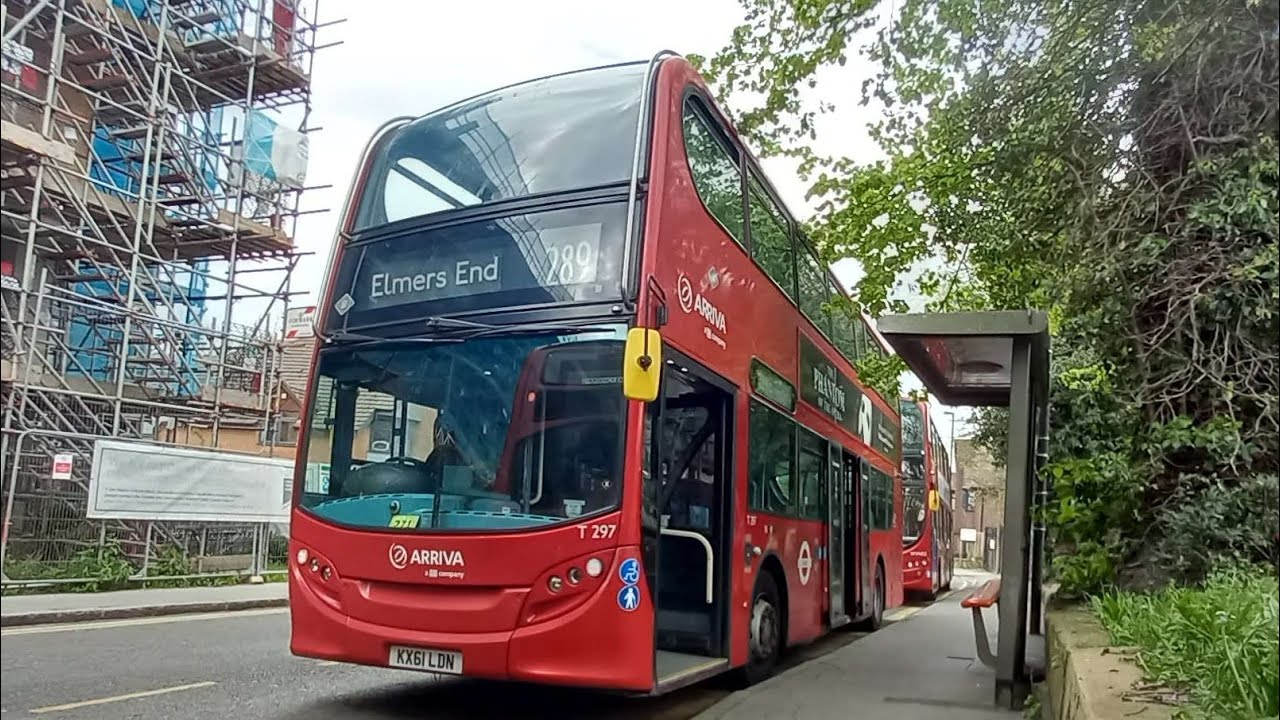 FRV - London Bus Route 289 | Purley ➡ Elmers End | T297 | KX61 LDN | Arriva London South | Env 400 |