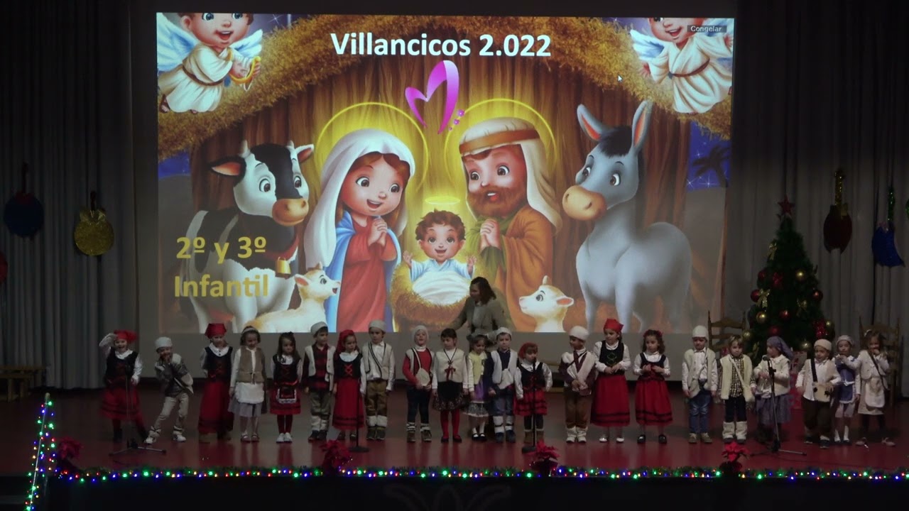 22/23 VILLANCICOS 3ºD INF - MELCHOR, GASPAR, PAPÁ NOEL Y BALTASAR
