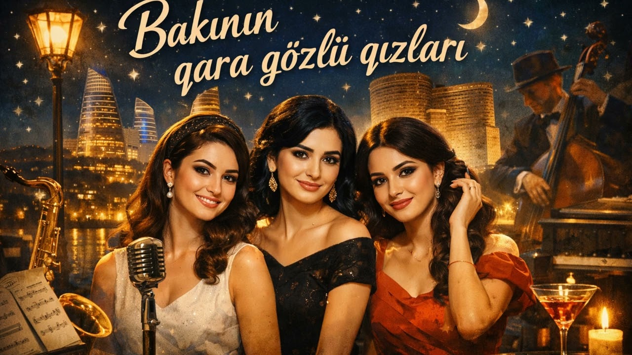 Bakının Qara Gözlü Qızları | Ritmik Caz & Retro Estrada | Bakı Vibes