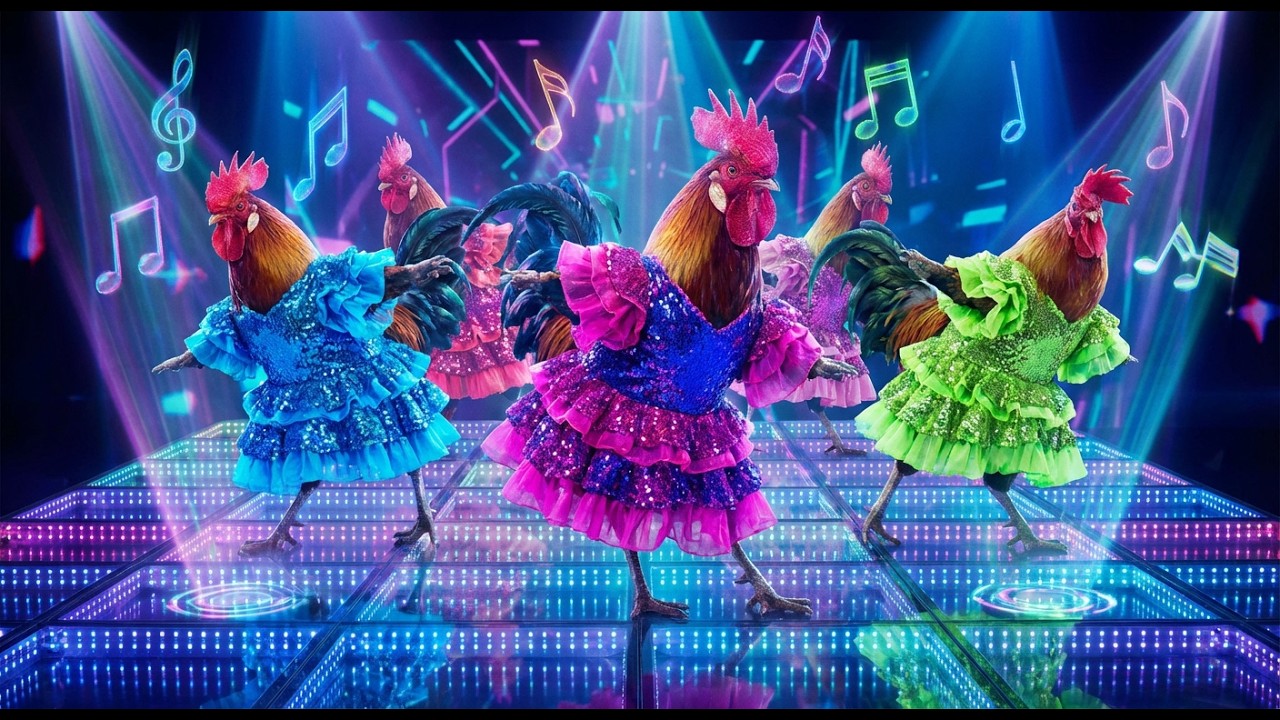 Chicken Dance original video | The hens' dancing song | 2026 | techno chicken song remix #dance