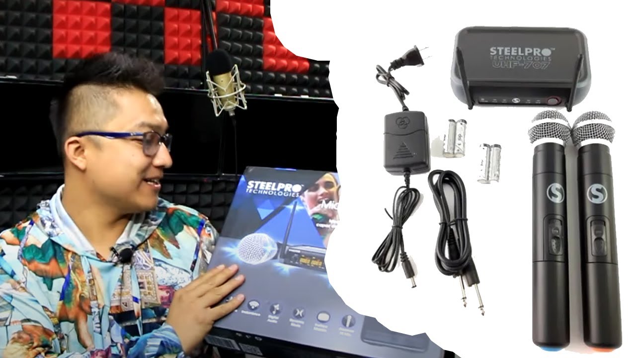 🎤 Micrófonos Inalámbricos Buenos y Baratos: Review UHF707 by Steel Pro 🔊