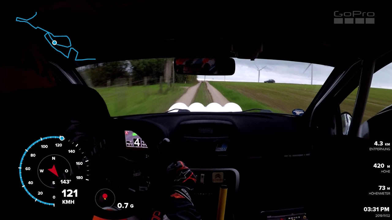 Saarland Rallye 2019 Onboard WP4 Reiter/Kr&uuml;ger C2R2MAX
