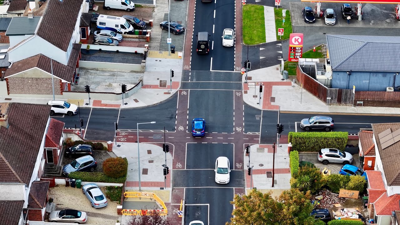JH2020 Moments [4K] : Light Sunday Traffic (over Greenhills/Perrystown/Manor Estate in Dublin)