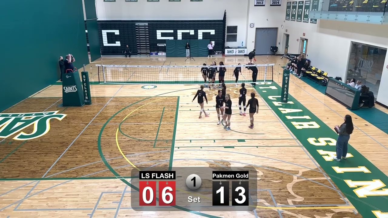 Leaside Flash vs. Pakmen Gold - set 1