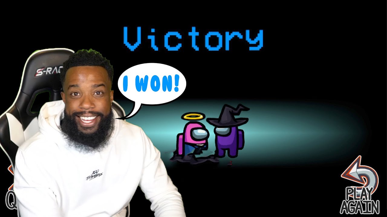 My First 900 IQ Win Playing Among Us!