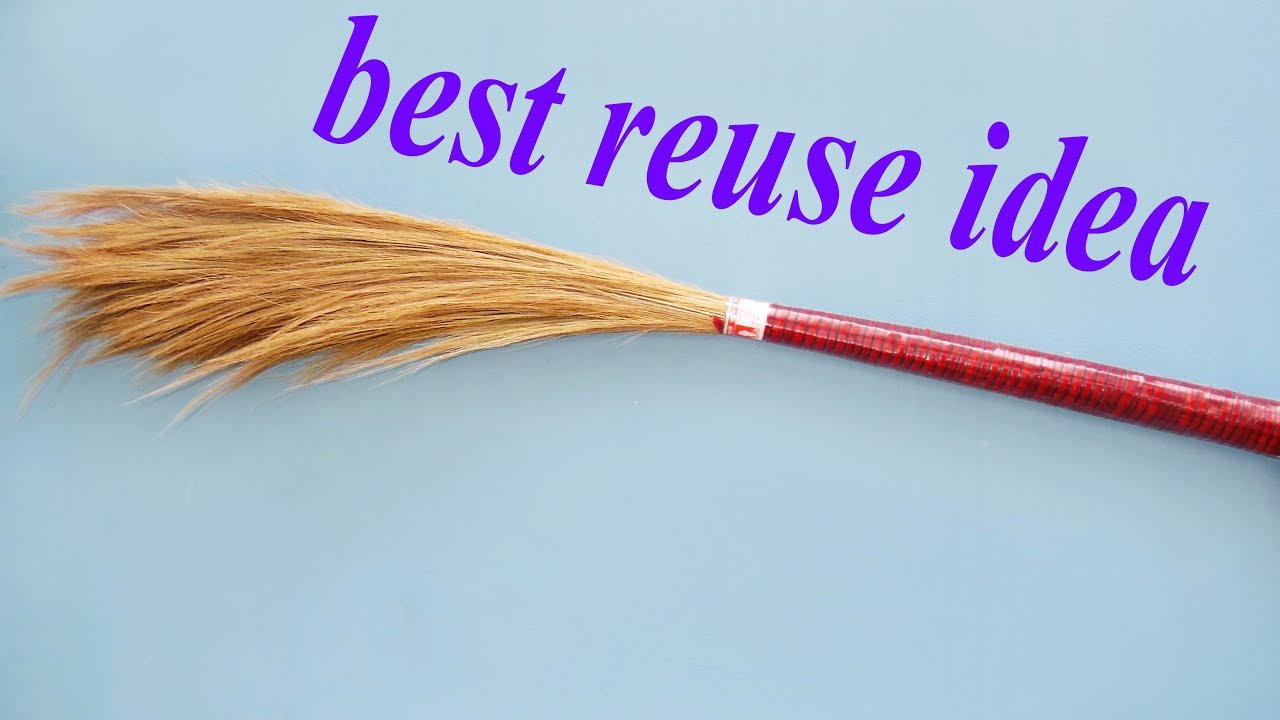 Broom !! Best out of waste Broom craft idea | diy art and craft | Broom reuse idea