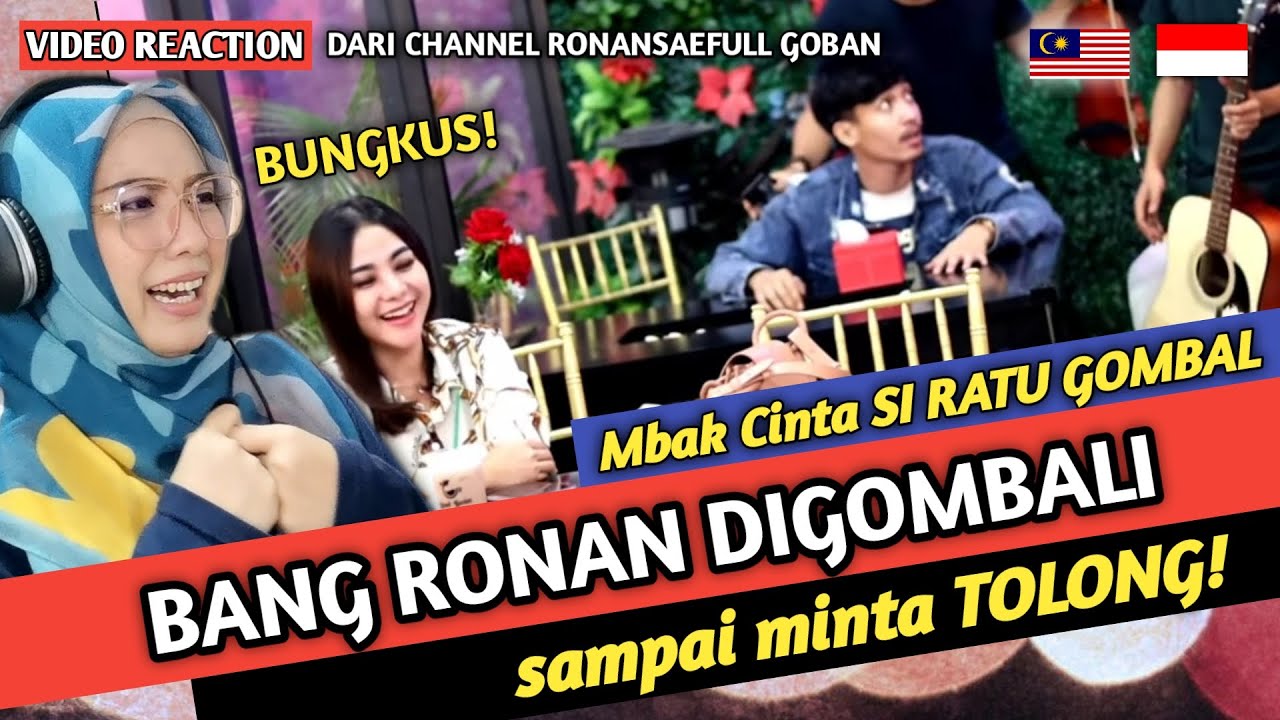 🇮🇩 REACTION PRANK SHOLAWAT RONANSAEFULL GOBAN DIGOMBALI MBAK CINTA | Sampai Minta TOLONG Bang Ronan!