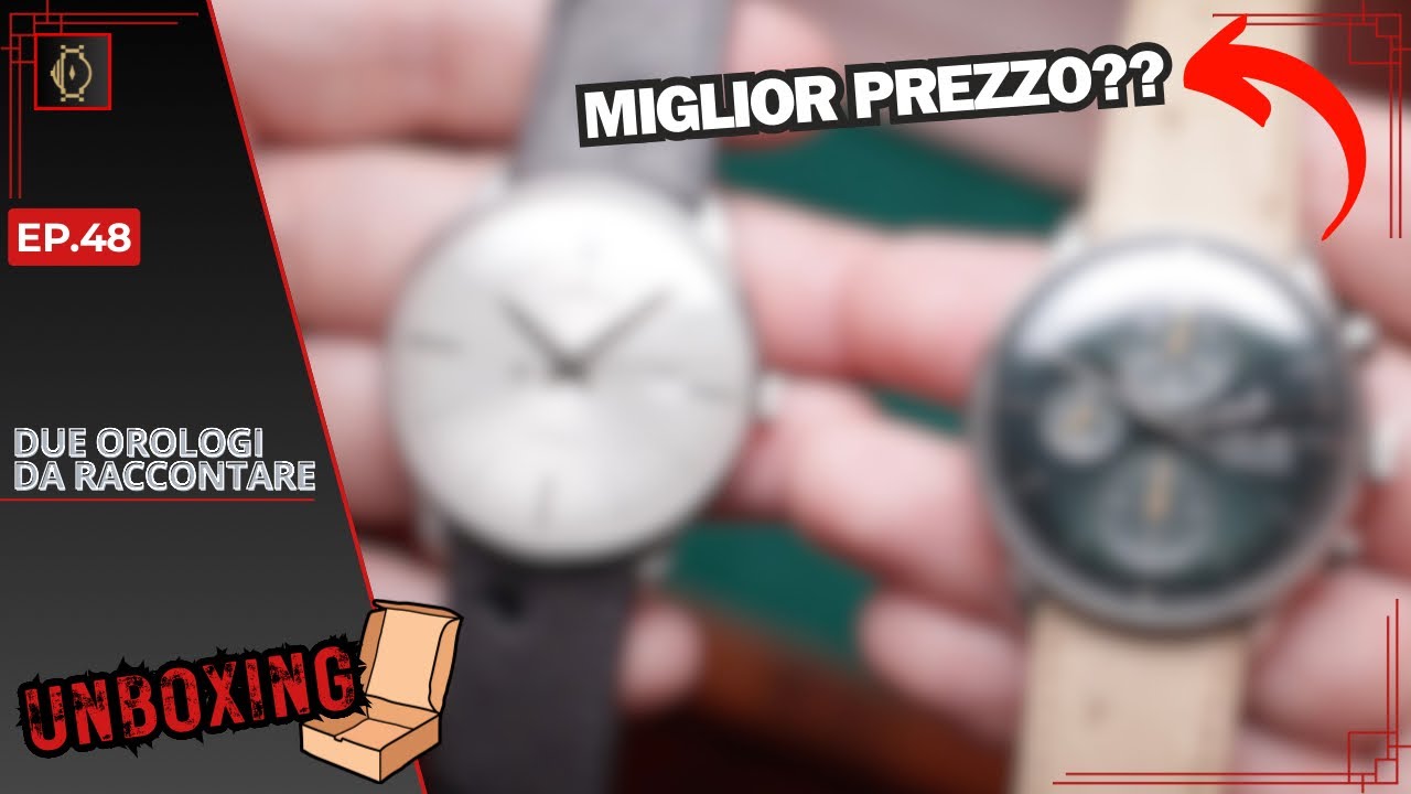 UNBOXING 2 Orologi ECONOMICI dal Grande DESIGN