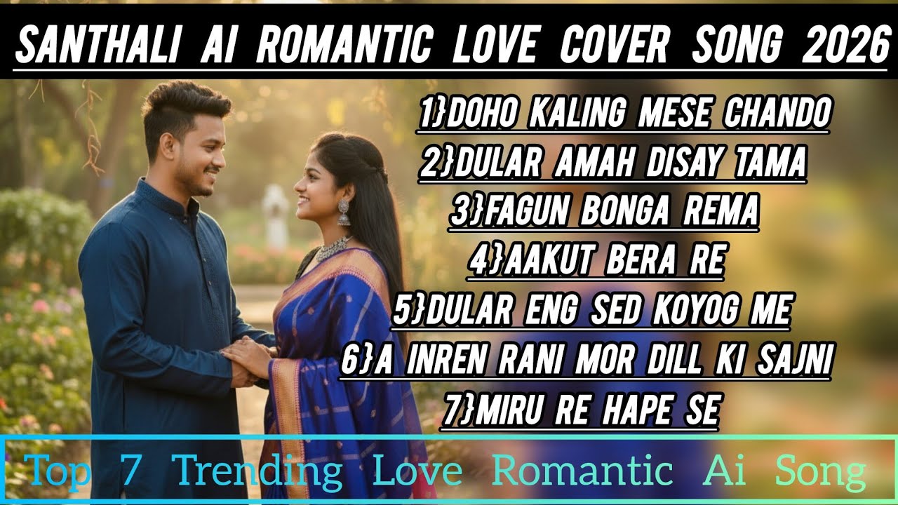 Top 7 Ai Romantic Song 2026 || Santhali Ai Love Cover Remix Song || Santali Ai Song || Bhugah Matkam