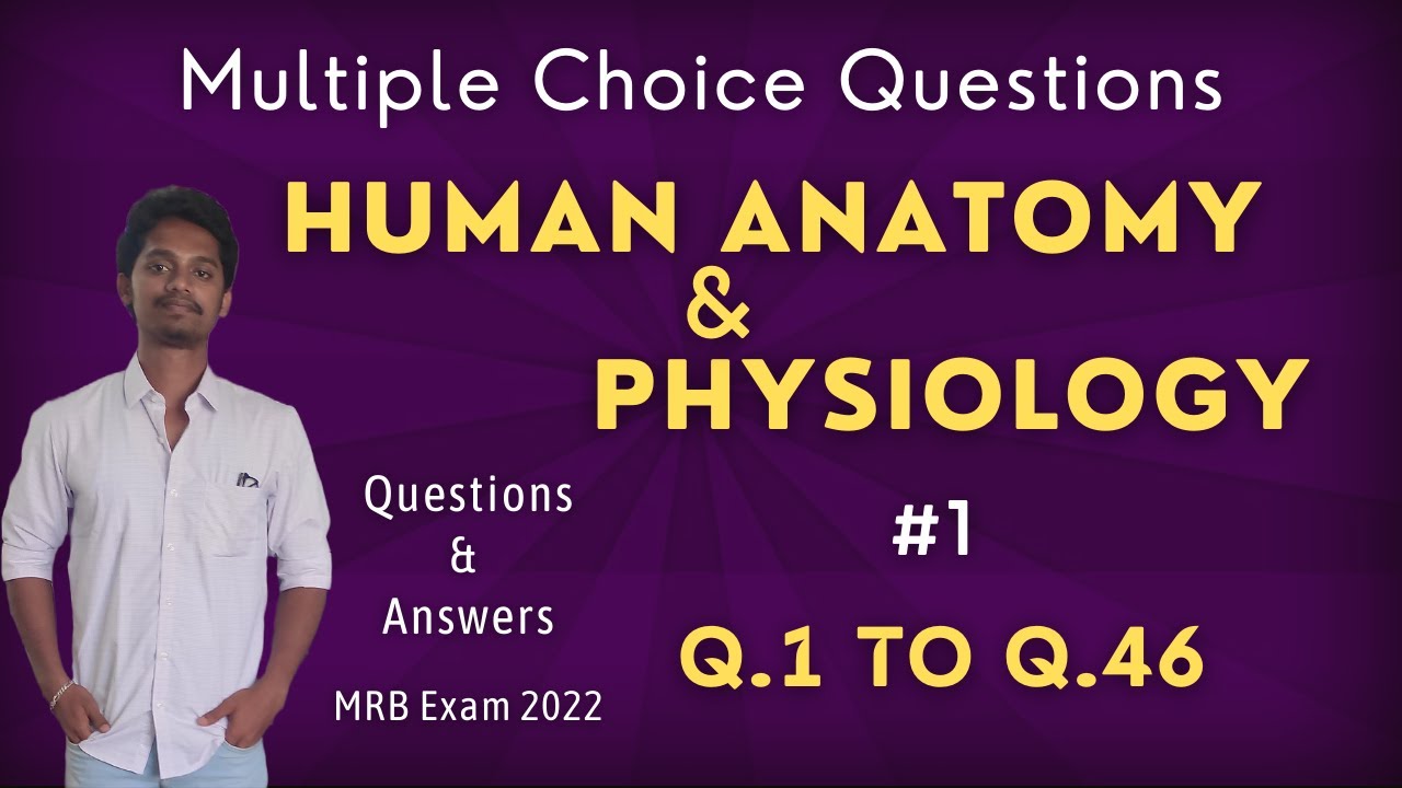 #1 Human Anatomy and Physiology | Multiple Choice Questions | #mrb  Pharmacist Exam