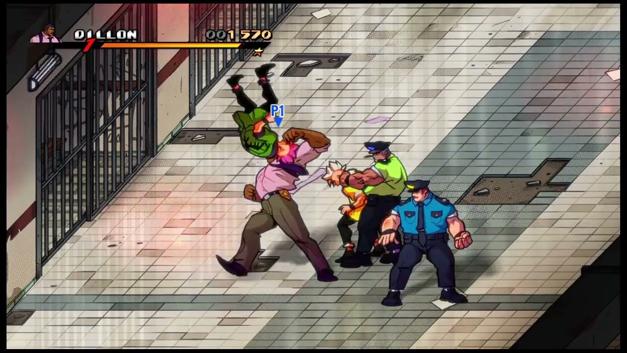 Streets Of Rage 4 Playing As Deputy Test