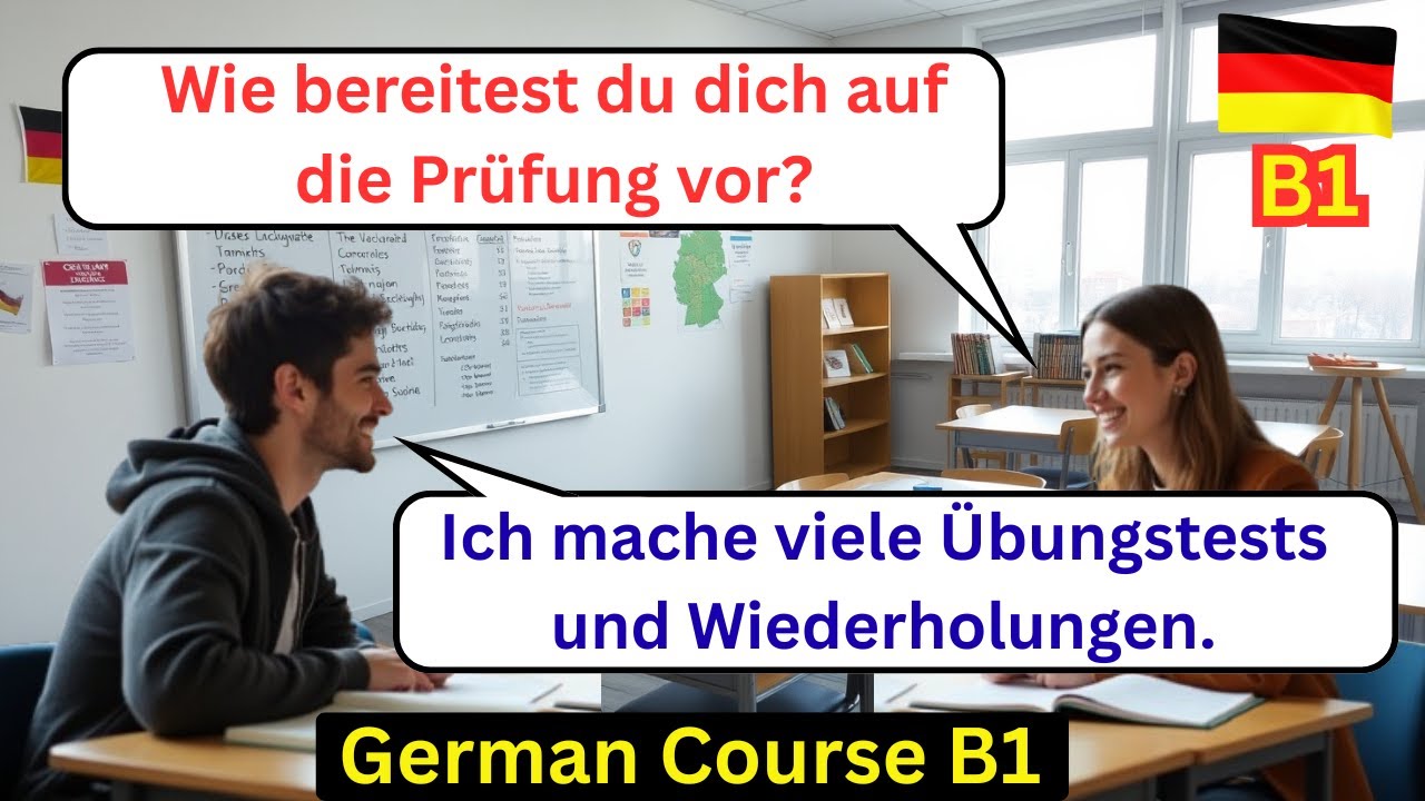 Want Fluent German Conversation? 100 Essential Q&As for B1 Learners