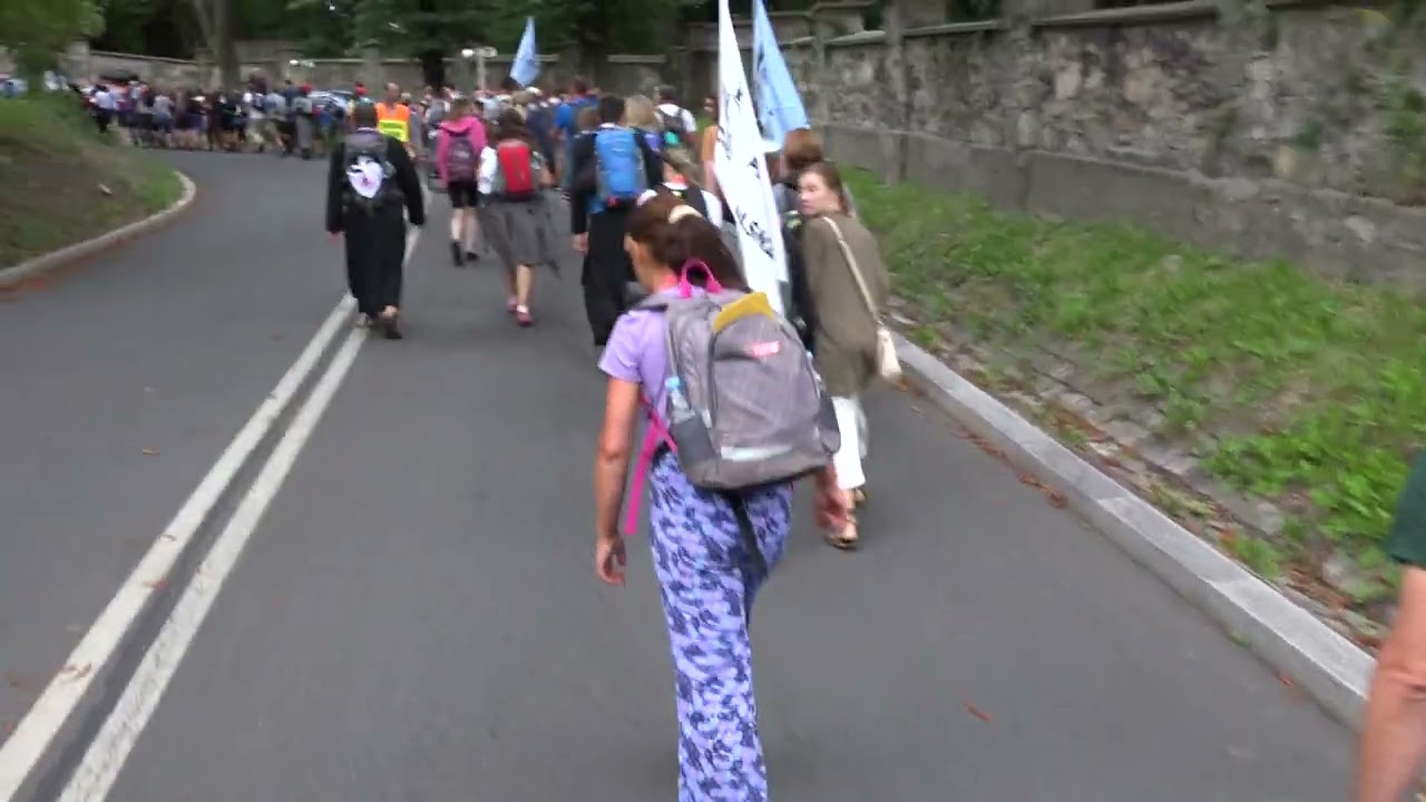 Cieszyn 06.08.2022 Start XXXI PIESZEJ PIELGRZYMKI CIESZYN/STRUMIEŃ-JASNA GÓRA