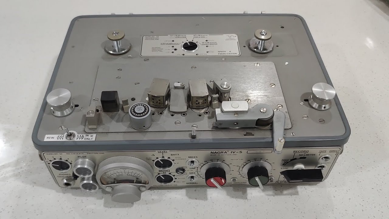 Attempt to repair Nagra IV-S Reel to Reel Tape Recorder Part 1