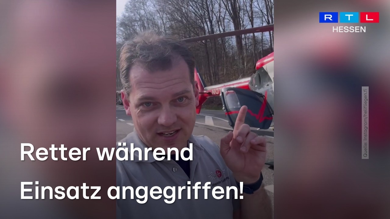 Hubschrauber-Pilot wird von Autofahrer angefahren
