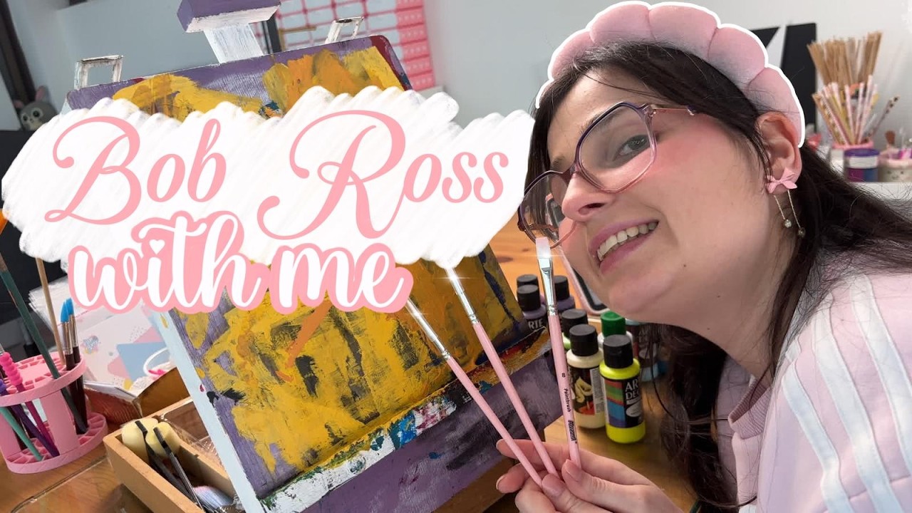 Bob Ross... mas com um plot twist .✦ ݁˖