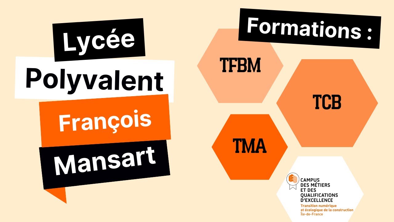 Présentation de 3 formations professionnelles dans les métiers du bois (Lycée François Mansart)