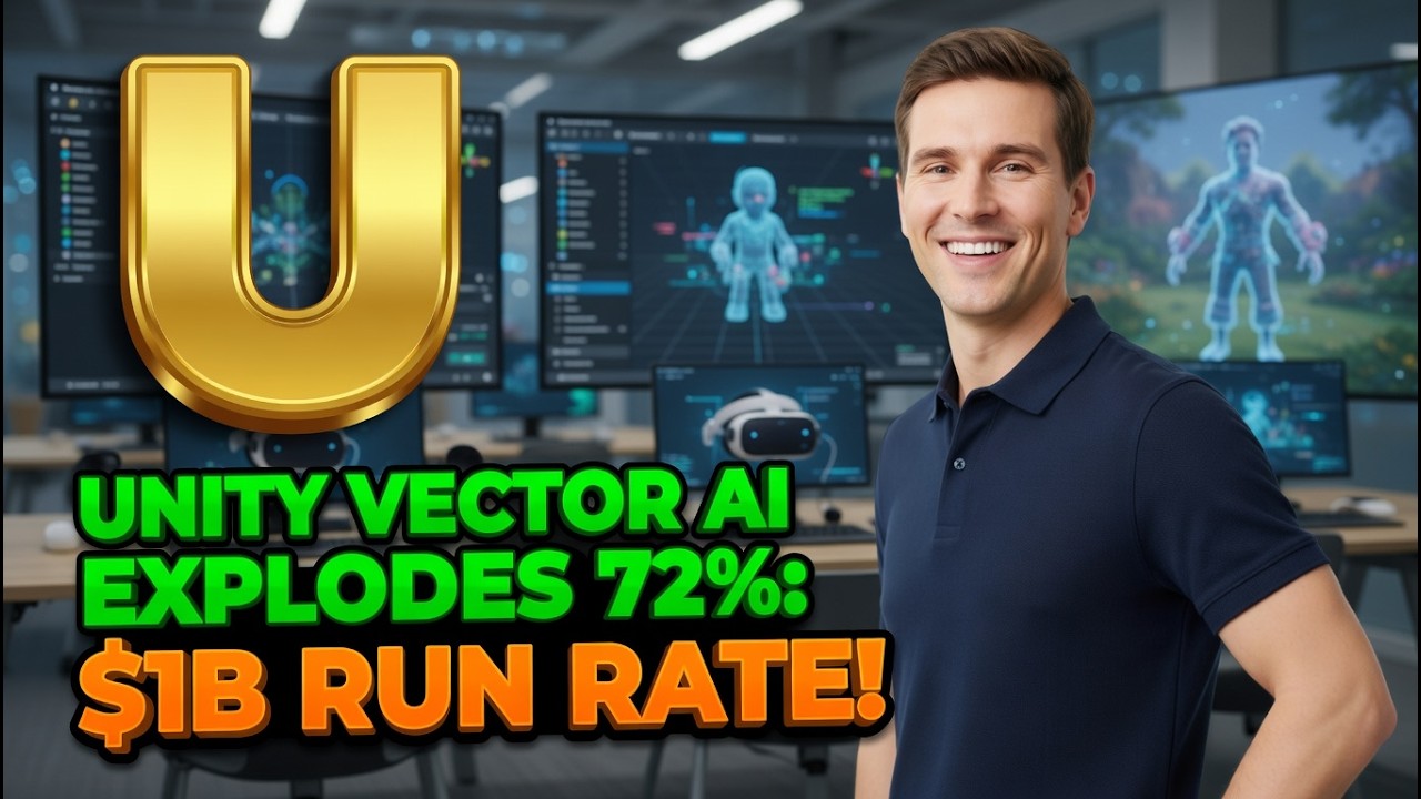 Unity Vector AI Explodes 72%: $1B Run Rate! U Stock Analysis