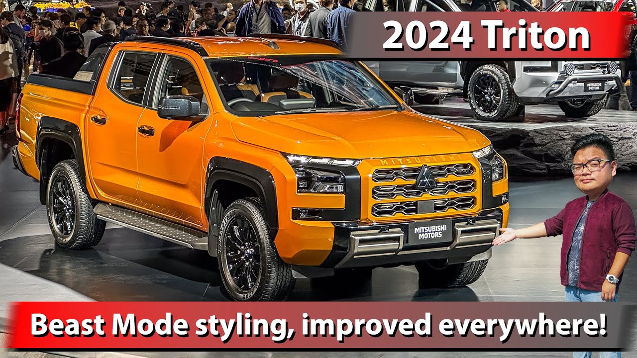 2024 Mitsubishi Triton - Beast Mode styling, premium interior, in Malaysia next year